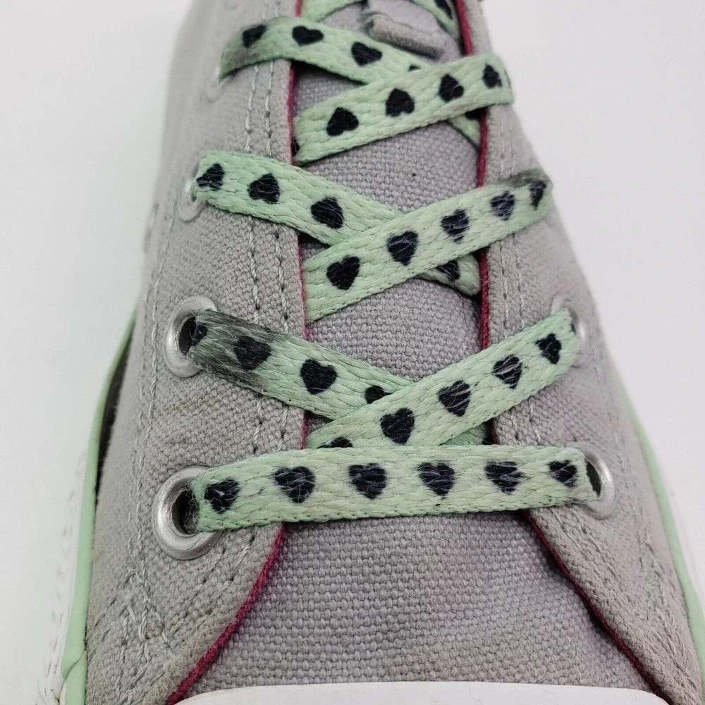 Converse All Star Double Tongue Girls Sz 5Y Womens Sz 6.5 Gray Low Shoes
